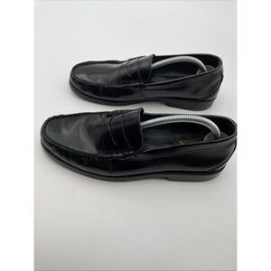 Nunn Bush Shoes Mens 10.5M Dress Slip On Penny Loafer 84109-601 Black Leather
